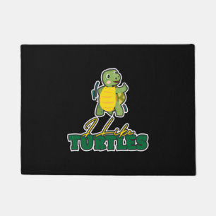 Felpudo Turtle Lover Me Gustan Las Tortugas