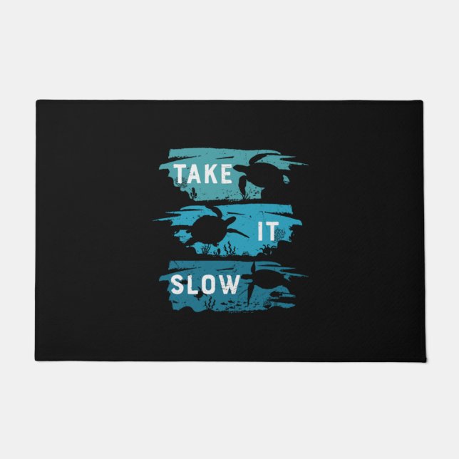 Felpudo Turtle Lover | Take It Slow (Anverso)