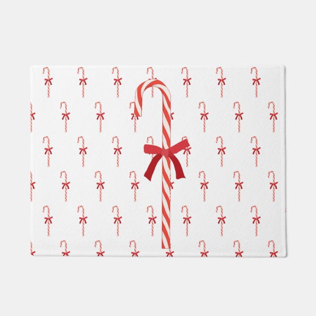 Felpudo Un bastón de caramelo (Anverso)