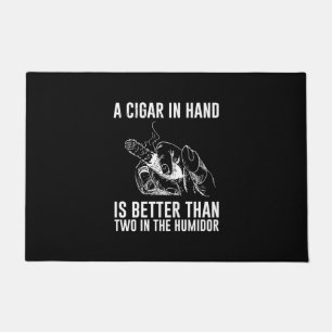 Felpudo Un Cigar En Mano Es Mejor Que Dos En El Humidor
