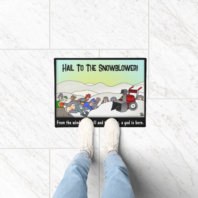 Felpudo Un Dios Nace Doormat (Interior)