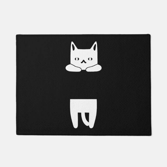 Felpudo Un Gato Gracioso Está Ahí. (Anverso)