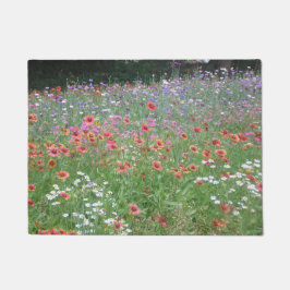 Felpudo "¡Un jardín de flores silvestres!"