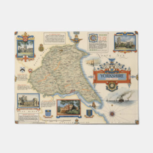 Felpudo Un mapa de Yorkshire: Montar a caballo del este