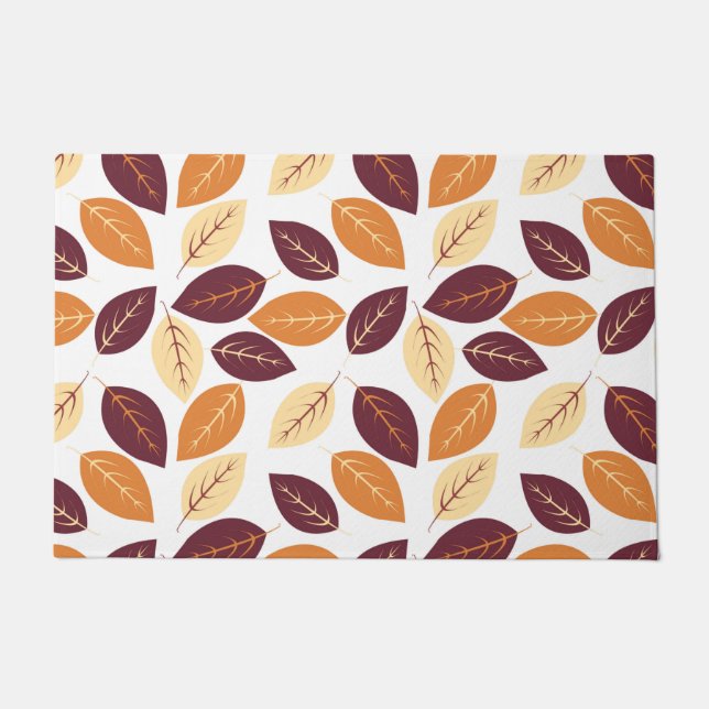 Felpudo Un otoño simple deja a Doormat (Anverso)