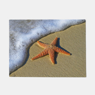Felpudo Un pez estrella en la playa