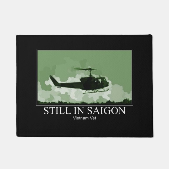 Felpudo Un veterano orgulloso de Vietnam vive aquí (Anverso)