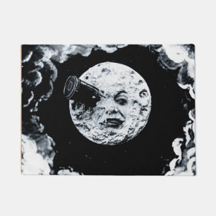 Felpudo Un viaje al cine francés retro del vintage de la