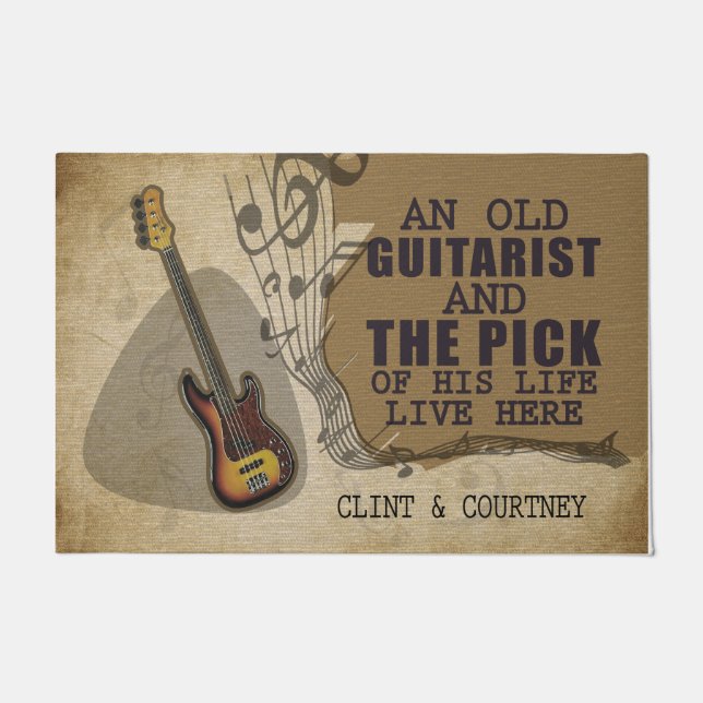 Felpudo Un viejo guitarista y la elección de su vida viven (Anverso)