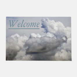 Felpudo Una bienvenida celestial