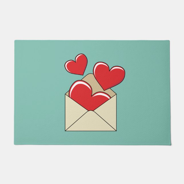 Felpudo Una carta de amor (Anverso)