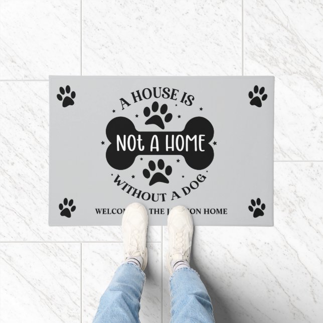 Felpudo Una Casa No Es Un Hogar Sin Perro (Interior)