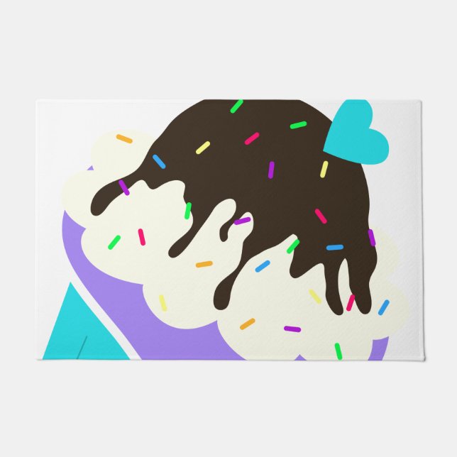 Felpudo Una copa llena de dulzura (Anverso)