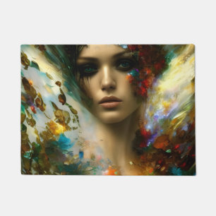 Felpudo Una hermosa mujer de fantasía