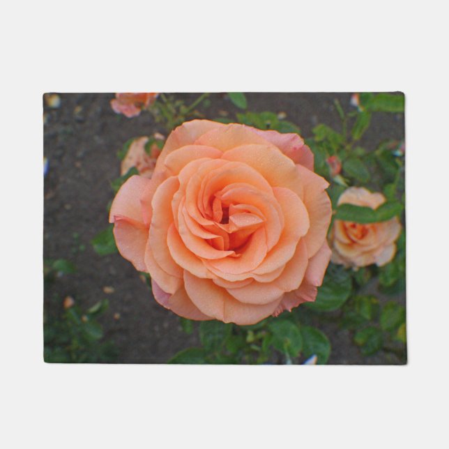 Felpudo Una Sola Flor de Naranja (Anverso)