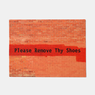 Felpudo Único de Guay de diversión "Remove Thes Shoes"