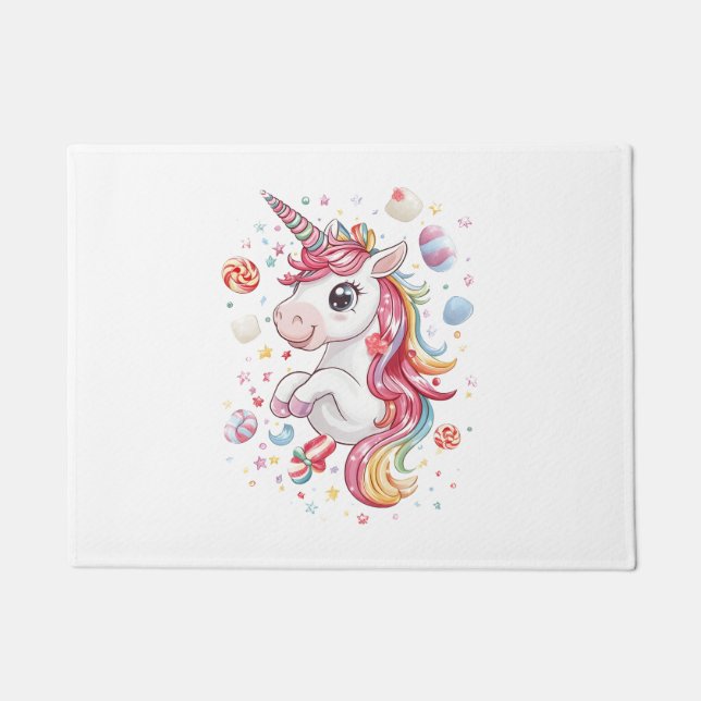 Felpudo Unicornio de Candy Land (1) (Anverso)