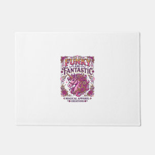 Felpudo Unicornio Divertido y Fantástico Diseño Elegante Z