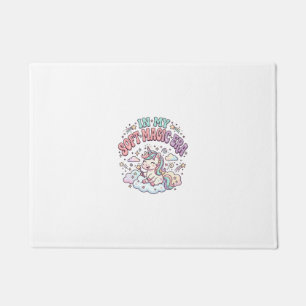 Felpudo Unicornio En Mi Era De Magia Suave Producto Retro