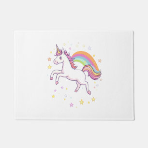 Felpudo Unicornio Estrella Arcoíris (1)