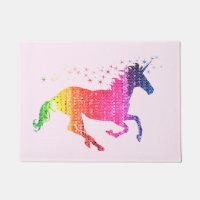 Unicornio rosa arcoiris
