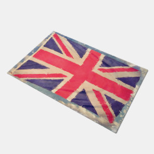 Felpudo UNION JACK FLAG grunge + tu idea