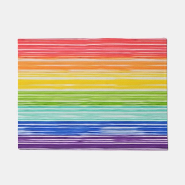 Felpudo Untids rainbow strips (Anverso)
