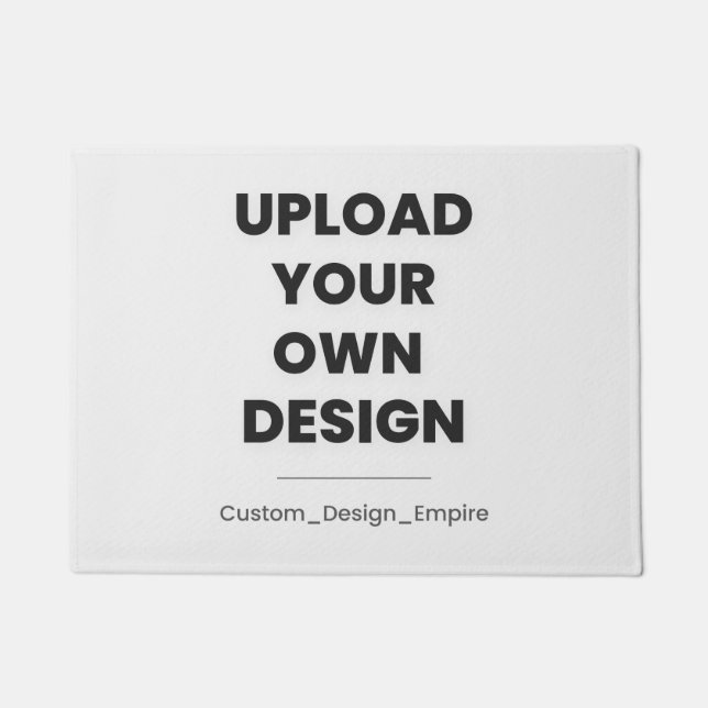 Felpudo Upload Your Own Design Here | Custom Template (Anverso)