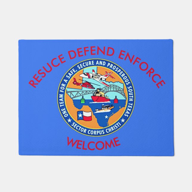 Felpudo USCG Station Corpus Christi Texas (Anverso)