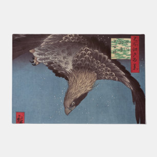 Felpudo Utagawa Hiroshige - Fukagawa Susaki y Jumantsubo