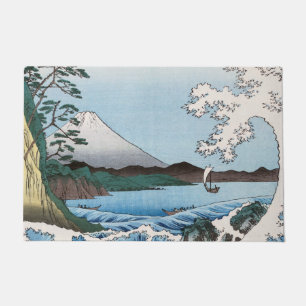 Felpudo Utagawa Hiroshige - Mar frente a Satta, Provincia