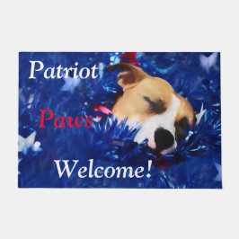 Felpudo UU. Patriot Dog Paws
