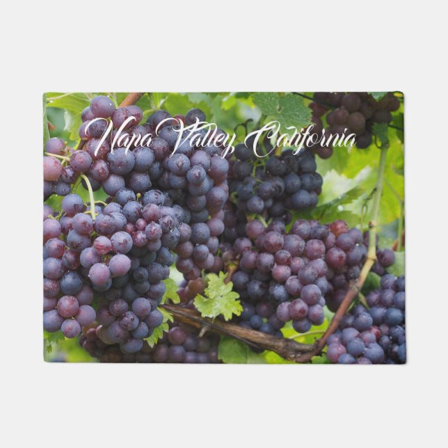 Felpudo Uvas del valle de Napa (Anverso)