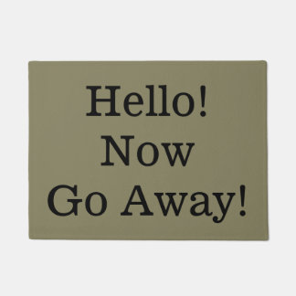 Felpudo Va la estera ausente