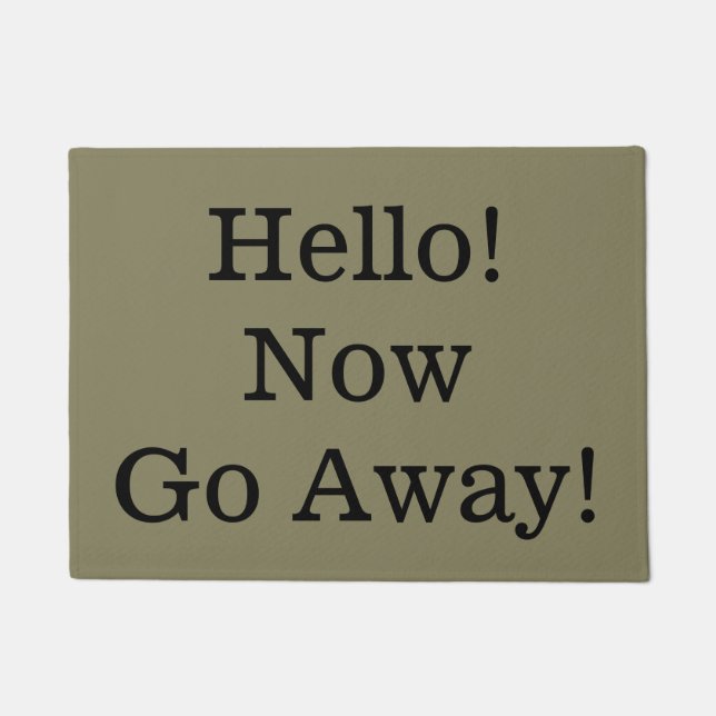 Felpudo Va la estera ausente (Anverso)