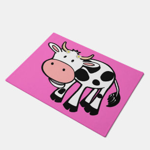 Felpudo Vaca sonriente con maricas