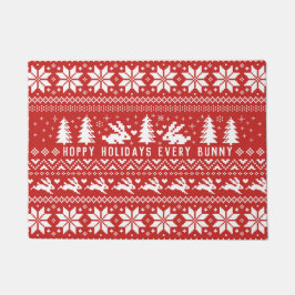 Felpudo Vacaciones de amapola cada conejito | Navidades de