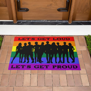 Felpudo Vamos a alzar la voz, nos enorgullecemos del orgul