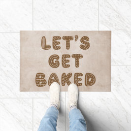Felpudo Vamos a comprar galletas de pan de jengibre al hor