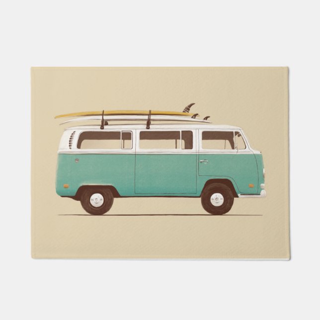 Felpudo Van azul el | Florent Bodart (Anverso)