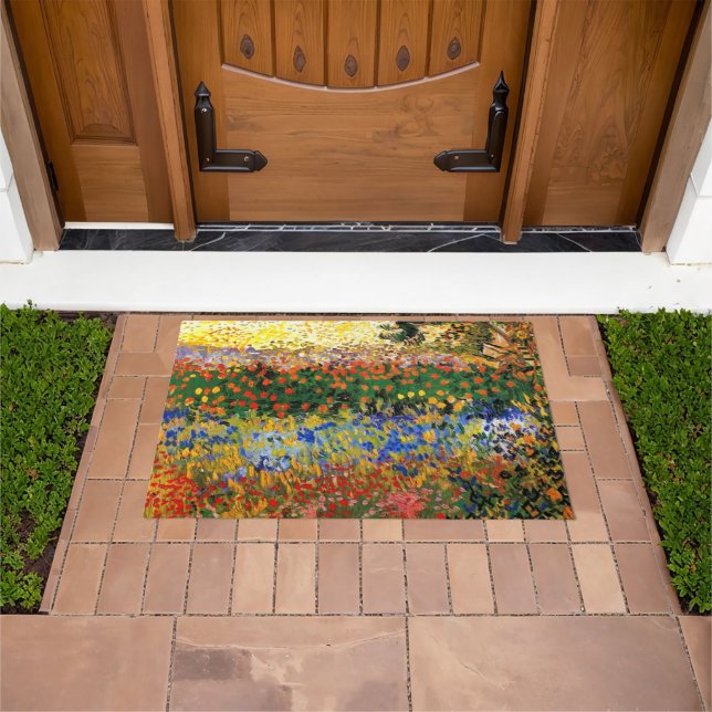 Felpudo Van Gogh - Jardín de flores (Exterior)