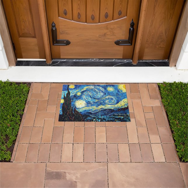 Felpudo Van Gogh - Noche estrellada (Exterior)