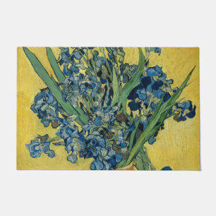 Felpudo Vase con irlandeses de Van Gogh