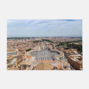 Felpudo Vaticano, Italia: Vista aérea de la Plaza San Pedr