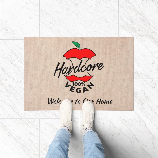 Felpudo Vegan de núcleo duro, vegan de núcleo de manzana,  (Interior)
