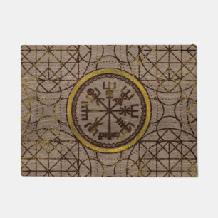 Felpudo Vegvisir. El compás mágico de Viking de la