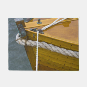 Felpudo Velero de madera en agua