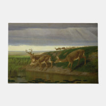 Venado en la pradera (por William Holbrook Beard)