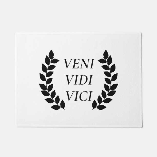 Felpudo Veni Vidi Vici (Anverso)
