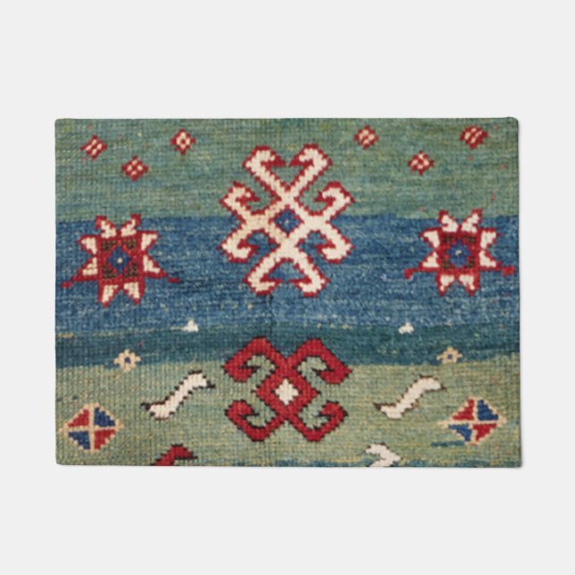 Felpudo Verde azulado de acero azul claro  (Anverso)